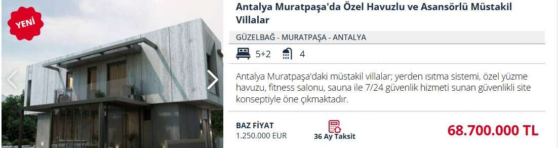 Turizm Cennetleri Bodrum ve Antalya'daki Lüks Villalar da Zirve Yarışında 8